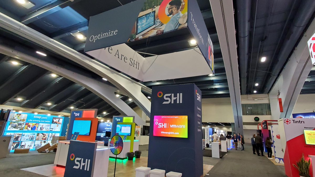 SHI_Intl's tweet photo. Day 2 of #VMwareExplore22 is here! Our ridiculously helpful experts are ready to meet you. Stop by Booth #1706 and learn how we can help your journey to the multi-cloud. #VMWareExplore22 #PartneringWithSHI #WeAreSHI https://t.co/b6nZW2H9Cp