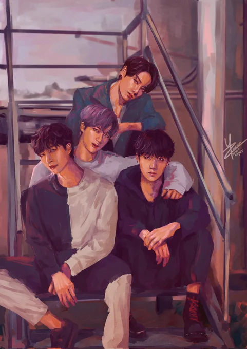 « found family »#btsfanart #pluto 