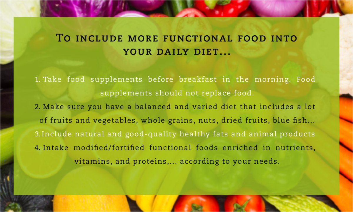 Isanatur's tweet photo. Hi! 👋 We share with you some #tips to include #functionalfood into your diet. 

🫐🫒 But first, make sure that you eat a wide range of natural and organic fruits and vegetables as each of them provide you with distinct #nutrients and #vitamins 🌽🍏 https://t.co/PAGZpvpKlI