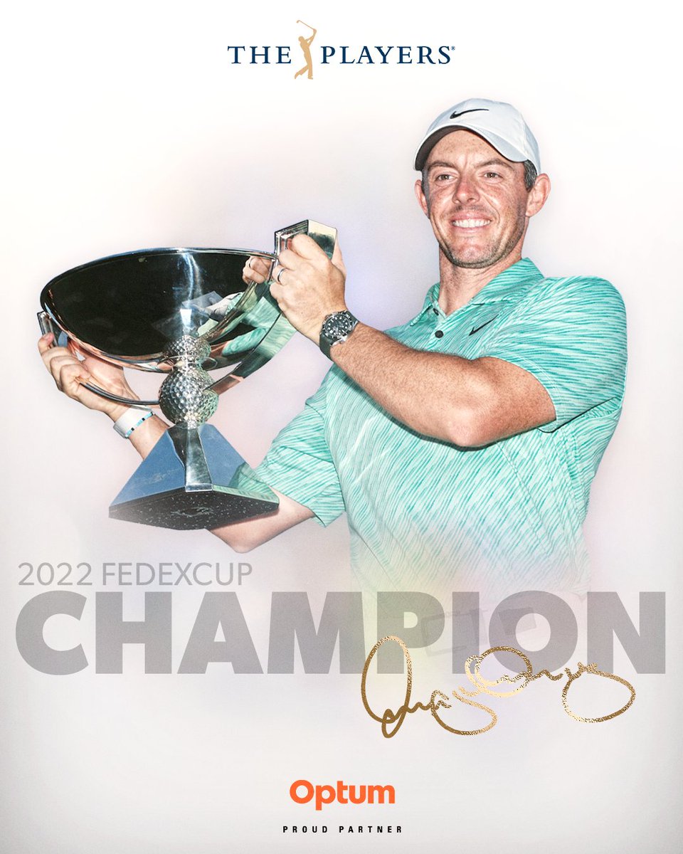 Congratulations @McIlroyRory on winning your third #FedExCup title!