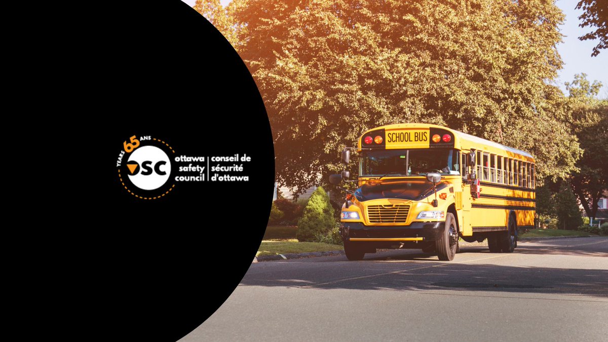Have you spotted an #OttawaSchoolBus with the new Eight Light System? 
Amber flashing lights warn you that a bus is slowing and about to stop.🟠🟠🟠 
Red flashing lights let you know the bus has come to a complete stop, and you must stop as well until the lights go out. 🔴🔴🔴
