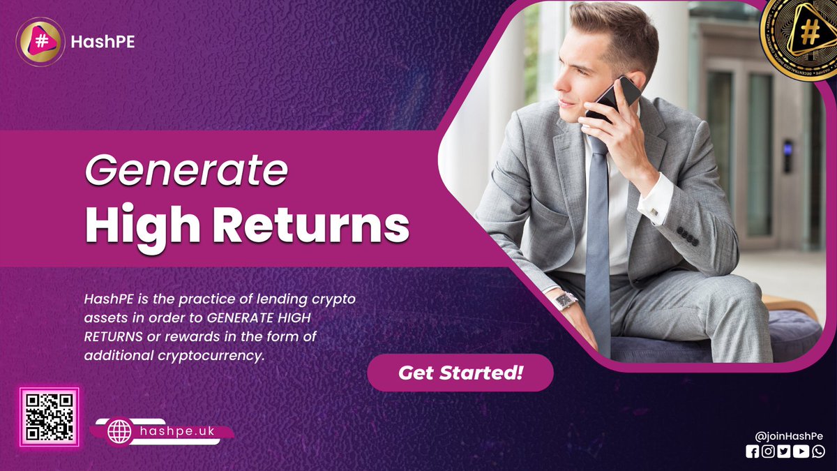 joinhashpe's tweet photo. GENERATE
HIGH RETURNS!

GET STARTED
For more pieces information
Visit: https://t.co/sK6E7jVopE | https://t.co/lMPUnnleKd

#crypto #cryptocurrency #jackcasino #onlineshopping #OTT #hashpefun #watchmovies #gamingcoin #hashpe #joinhashpe #hplay #PlayAndEarn #yieldfarming https://t.co/ECTYIFHVRW
