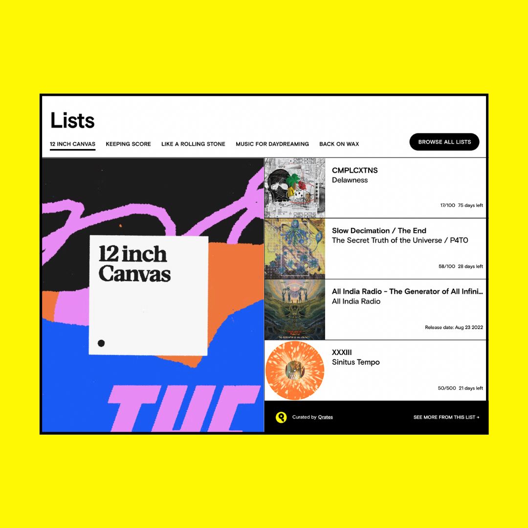 Qrates_com's tweet photo. 𝟙𝟚-ⅈꪀᥴꫝ ᥴꪖꪀꪜꪖડ
#Qrates selects some 12-inch vinyl records with great artwork to inspire musicians looking to press with really good visual aesthetics: 
https://t.co/flHyG7c2tg
feat.  
@SinitusTempo @allindiaradio @jacobi_jesse @delawness @triangulatorzr0 https://t.co/ttWKjVy5sJ