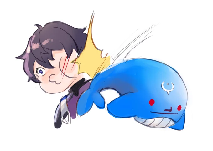i am just also an amateur but man i gotta draw this cuz his bao whale make me in pain #ArtoftheRogue 