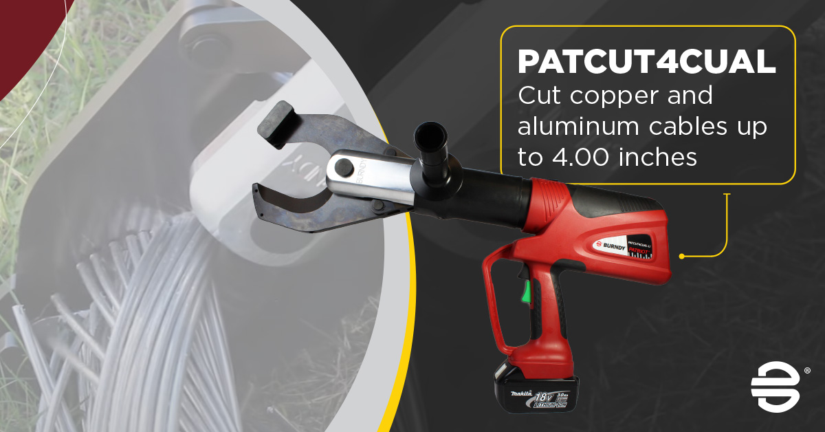 It's Tooling Tuesday! Easily cut Copper &amp; Aluminum with these BURNDY cutters that ranges up to 4" O.D. Upgrade your tools today: hubs.ly/Q01hznb-0