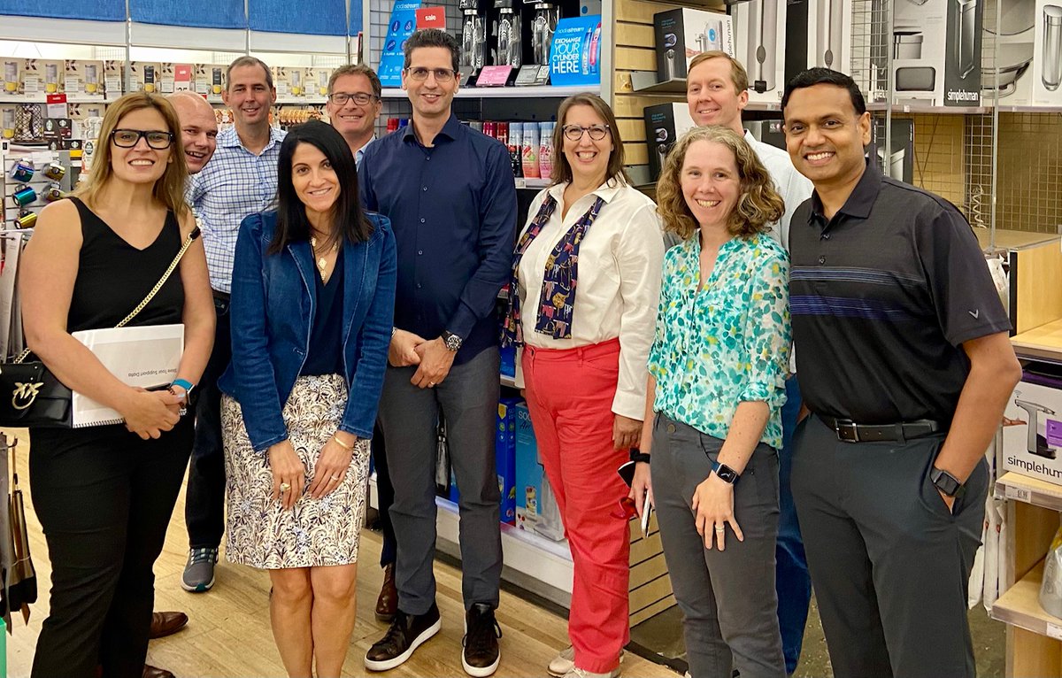 Thank u to the @PepsiCo - #SodaStream leadership teams for a great US market tour. The US Field Team is making each US consumer’s journey in stores exciting & educational & easy. Appreciated the passion & ownership of our sales team & the engagement with our retail partners.