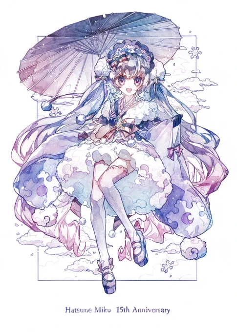 どんな衣装もよく似合う、とっても素敵な歌姫ちゃん。お誕生日おめでとう#初音ミク誕生祭2022#初音ミク生誕祭2022 
