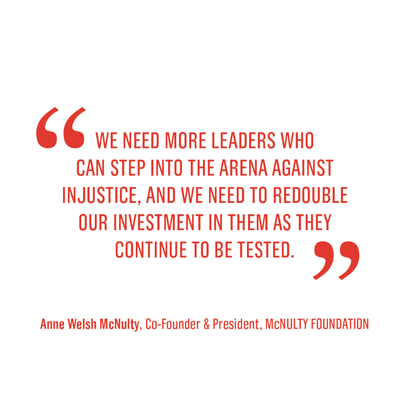 McNultyFound's tweet photo. 📣 READ IT NOW: In @SSIReview, @awmcnulty and @jnovogratz share insights from @Acumen, the @AspenAGLN, and the #McNultyPrize on how to cultivate moral courage, and key lessons on supporting and sustaining moral and values-driven leaders: https://t.co/hiY5Vboi52
