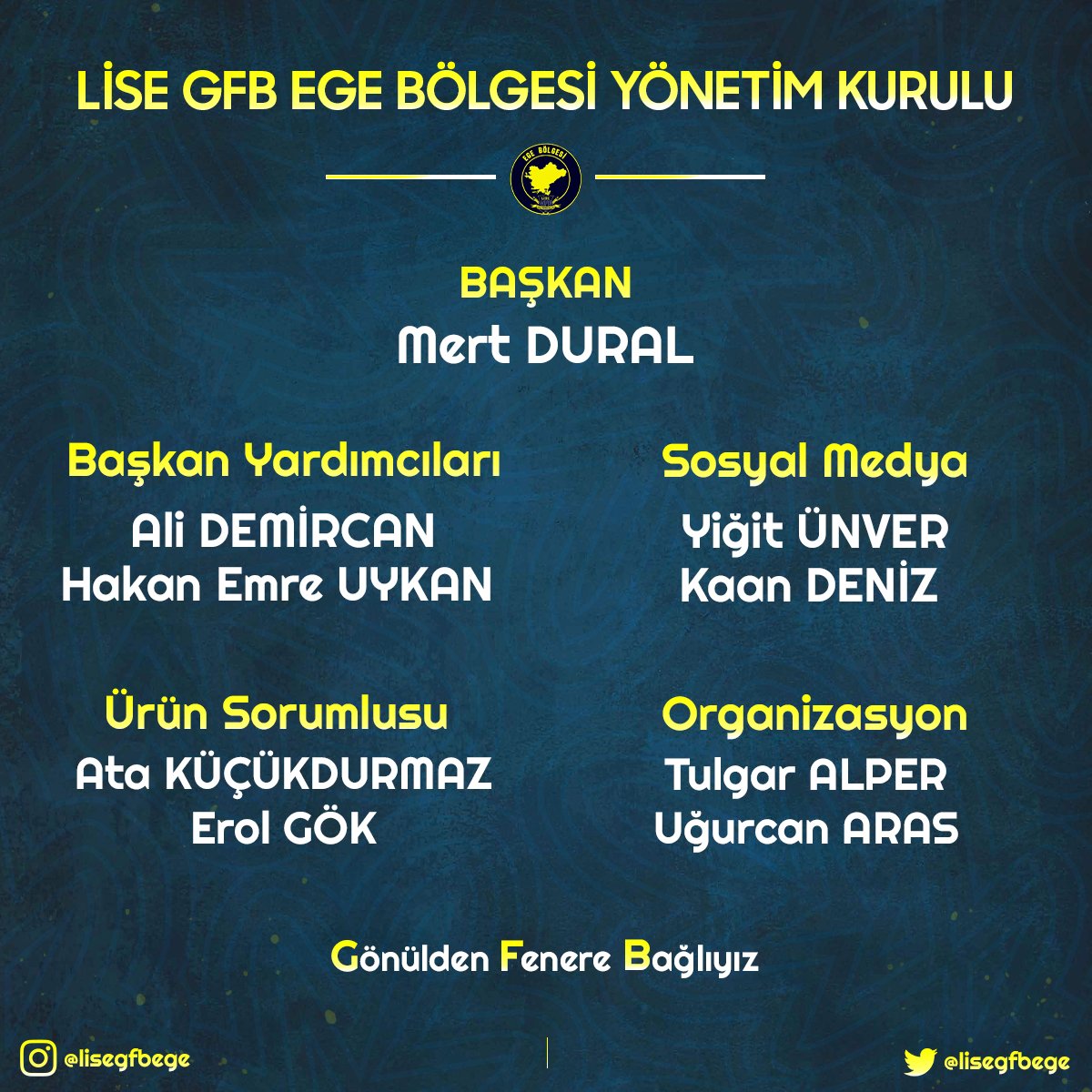 2022/2023 SEZONU YÖNETİM KURULUMUZ!

#LİSEGFBEGE