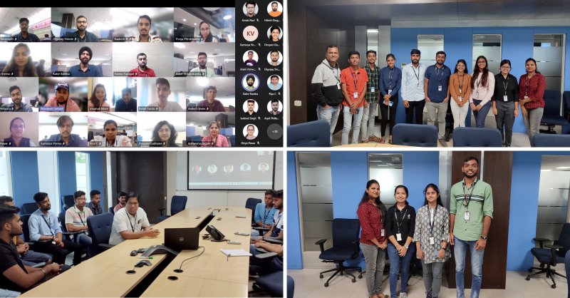 Persistentsys's tweet photo. We recently welcomed our newest GEMS batch, who will join our Life Science and Healthcare practice, with an interactive hybrid session with our business leaders Here's a sneak peek.

#TalentAtPersistent #LifeAtPersistent https://t.co/jYe84syXlN