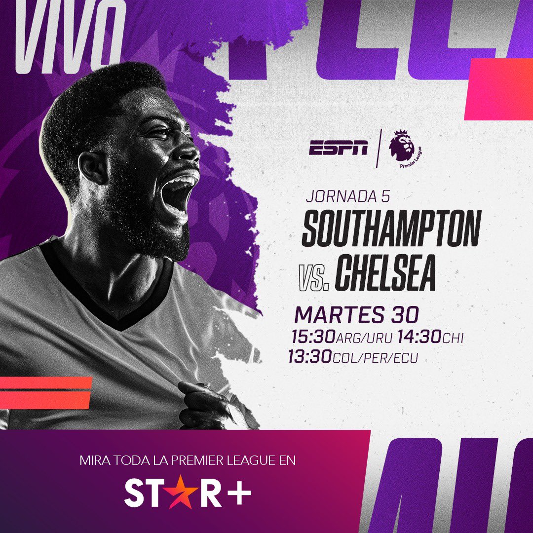 diegomunoz75's tweet photo. Qué lindo partido nos espera. Martes de Premier con Bambino Pons. Los esperamos en STAR+ y ESPN EXTRA. Todos, especialmente @CFCUruguay, quedan invitados. https://t.co/NSRomzG5nQ