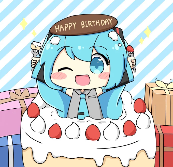 ミクさんおめでとう!!#初音ミク15周年#初音ミク生誕祭2022 #初音ミク誕生祭2022 