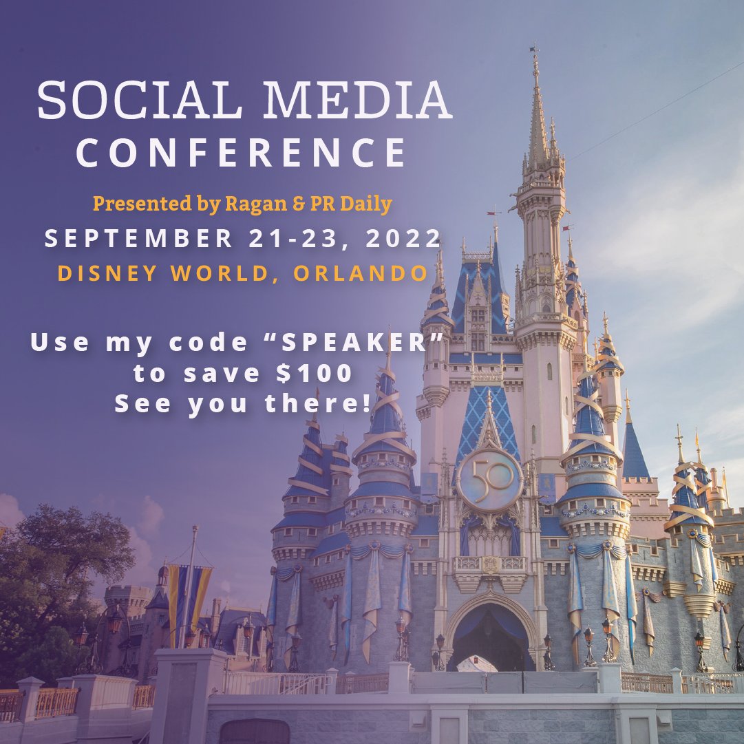 I'm only a few weeks away from heading to The Happiest Place on Earth! If you're interested in attending, I might have a stash of pixie dust to help you save money. Use my code "SPEAKER" to save $100 on registration fees. Can't wait to see you there! bit.ly/3PZobvz