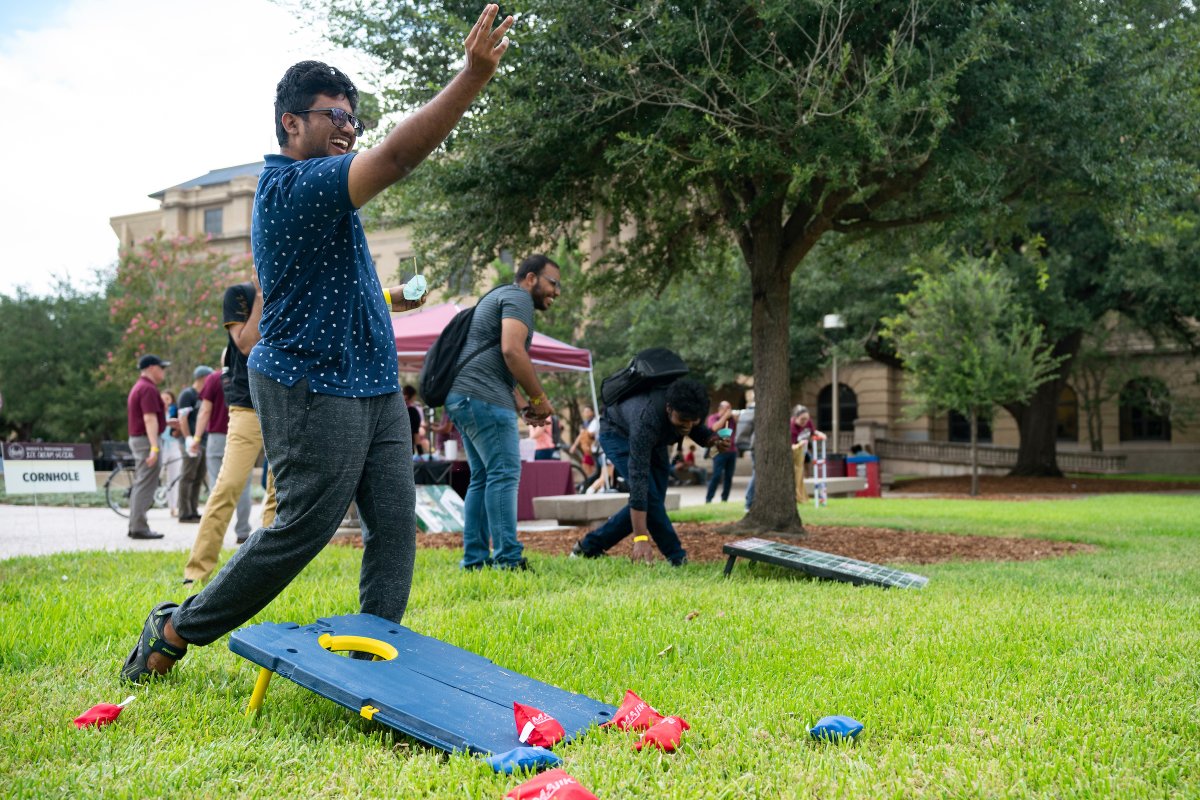 Texas A&M University (@tamu) on Twitter photo 🍦 We kicked off the fall semester with ice cream, games, & networking for all of our <a href="/TAMUGradSchool/">Texas A&M Graduate and Professional School</a> Aggies yesterday!
We're glad you're here, graduate and professional students! 👍 #tamu 🍦 We kicked off the fall semester with ice cream, games, & networking for all of our <a href="/TAMUGradSchool/">Texas A&M Graduate and Professional School</a> Aggies yesterday!
We're glad you're here, graduate and professional students! 👍 #tamu