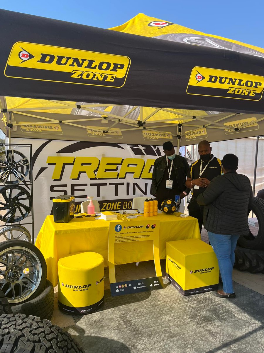 DunlopZone_BW's tweet photo. Dunlop Zone Botswana is at this yearβs Consumer Fair at Fairgrounds Holdings. Visit our stall at OA39 to find out more about our range of tyres and ancillary services related.
Call:3974399 WhatsApp: 72587485
#Dunlop #DunlopZone #dunloptyres https://t.co/6CQwwWoiCt
