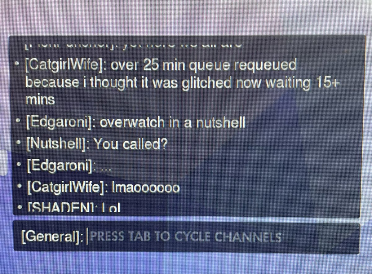 cosykiwi_'s tweet photo. This actually happened in my general chat once… #Overwatch https://t.co/LjEyLXMMLy