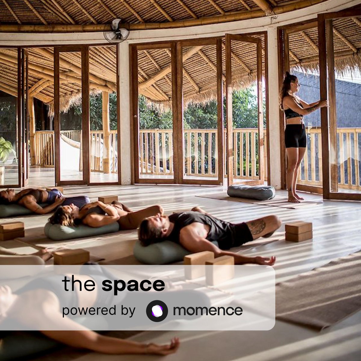 themomence's tweet photo. Did you you know there's a space where you can find community 💜, yoga 🧘‍♀️, surf 🏄‍♂️, and co-working 👩‍💻? Get me a place ticket ✈ to Bali now. Check out @thespacebali.bingin powered by Momence.
.
.
#yogastudiosoftware #yogastudioowner #yogastudio #yoga #coworkingspace #surflessons https://t.co/5U6VYBuDvc