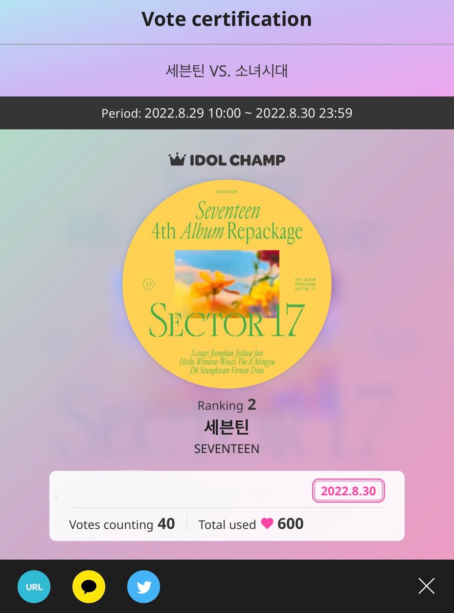 🎁 600 💙 voted to #SEVENTEEN tho conditions weren't met

#VF_proof

❗Please don't unfollow after seeing this proof, otherwise don't expect us to include your idol/group on our next GA/deal❗