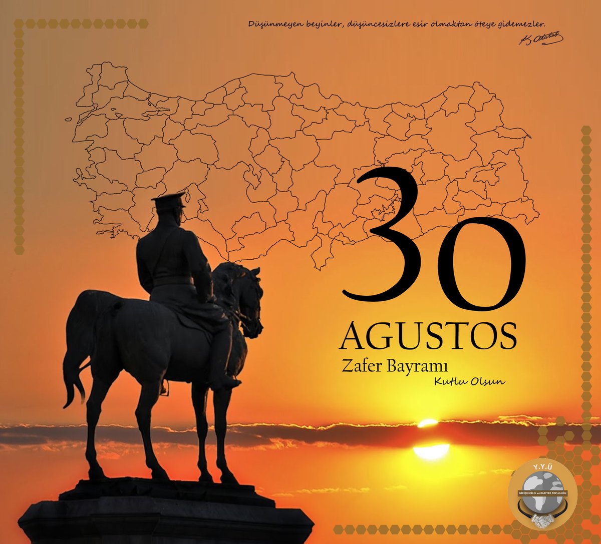 #30AgustosZaferBayrami kutlu olsun.