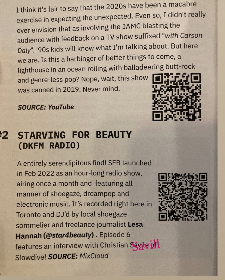 The MBV issue of <a href="/GliderMagazine/">𝘎 𝘓 𝘐 𝘋 𝘌 𝘙</a> has finally graced my mailbox. Nice to see shout outs for helping to promote it as well as <a href="/star4beauty/">Starving for Beauty</a> 🙌