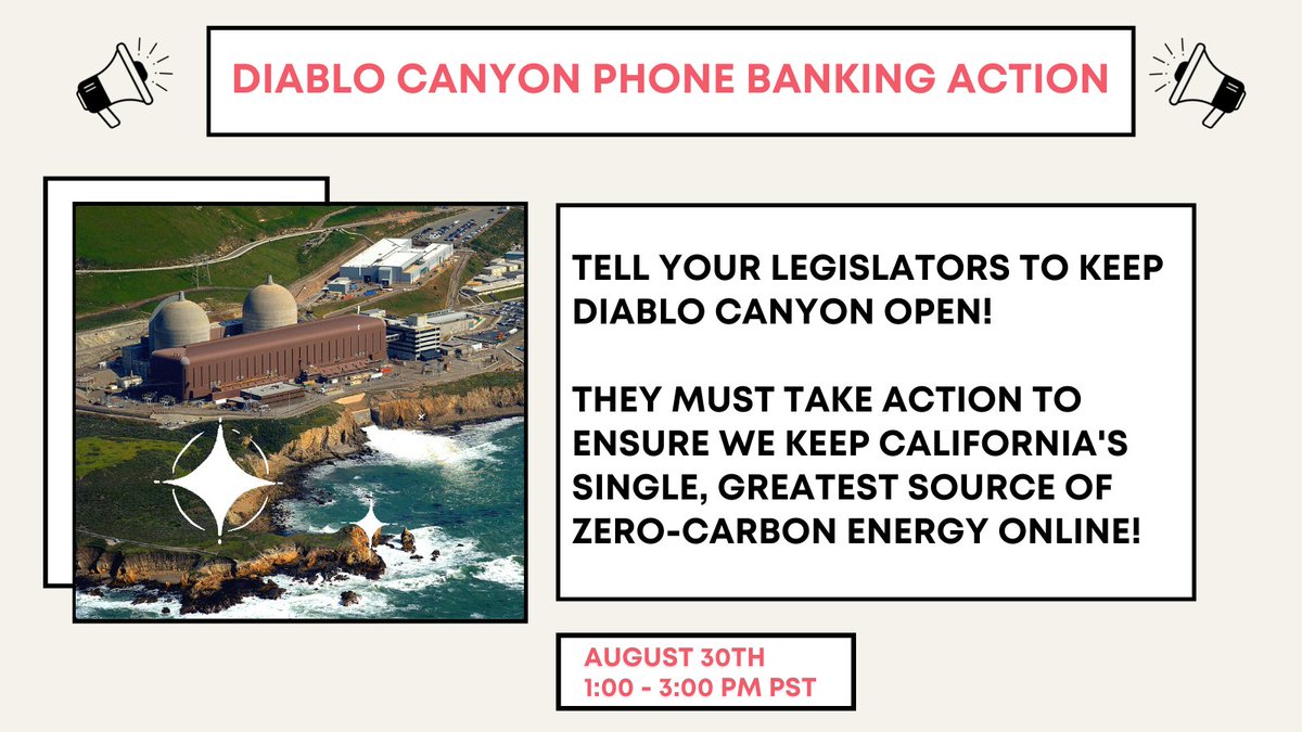 URGENT🚨

The vote for Diablo is in less than 48 hrs. Will you join us today between 1 - 3pm?

"Environmental" orgs including the rooftop solar industry have been telling folks to come out AGAINST Diablo. Apparently fossil fuels aren't our main focus?
tinyurl.com/ycnky8ws