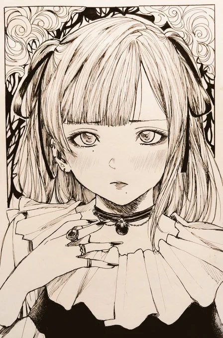 めんどくさいけど楽しいモチーフじゃった。
こういうのは時間があるときにシコシコ描きたいのう 