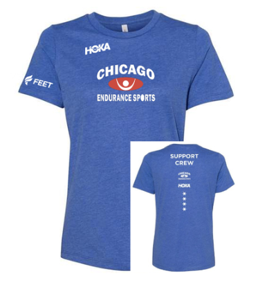 chicagorunning's tweet photo. Get your CES Support Crew and/or Chicago 2022 lifestyle t-shirts in time for race day! These ultra soft, comfortable t-shirts are a great way to spot your family and friends on any course you may run! Get yours today! #CES 😎https://t.co/hot9ii5xmr https://t.co/lDkNqA0cQG