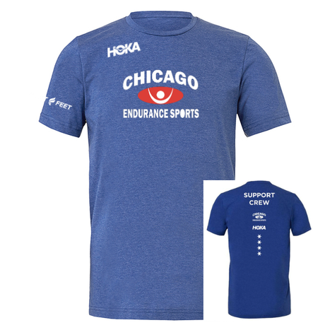 chicagorunning's tweet photo. Get your CES Support Crew and/or Chicago 2022 lifestyle t-shirts in time for race day! These ultra soft, comfortable t-shirts are a great way to spot your family and friends on any course you may run! Get yours today! #CES 😎https://t.co/hot9ii5xmr https://t.co/lDkNqA0cQG