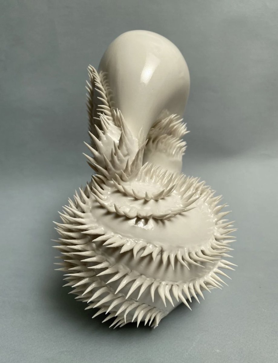 Uzumaki Sculptures by the brilliant Ikuko Iwamoto. Spiky or Smooth - what’s your preference? Uzumaki means vortex in Japanese so these are fluid, whirling and dynamic forms on our website now