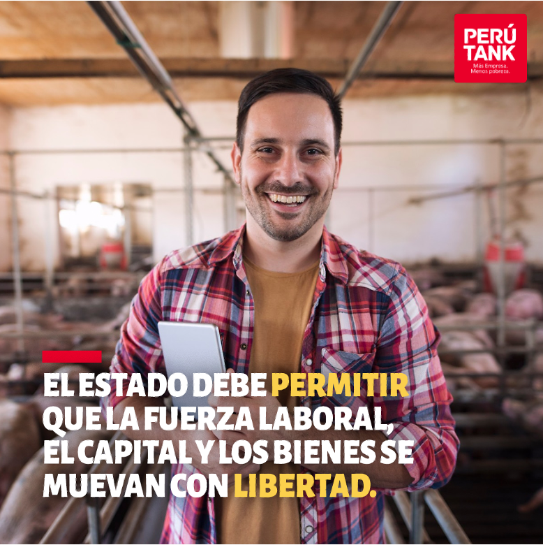 Con un Estado que no limite la capacidad de hacer empresa, cada peruano será capaz de generar su propia riqueza. 💪🏼

#MásLibertadMenosPobreza #PeruTANK #MásEmpresaMenosPobreza #MáslibertadEconómica  #MásProsperidadSocial
