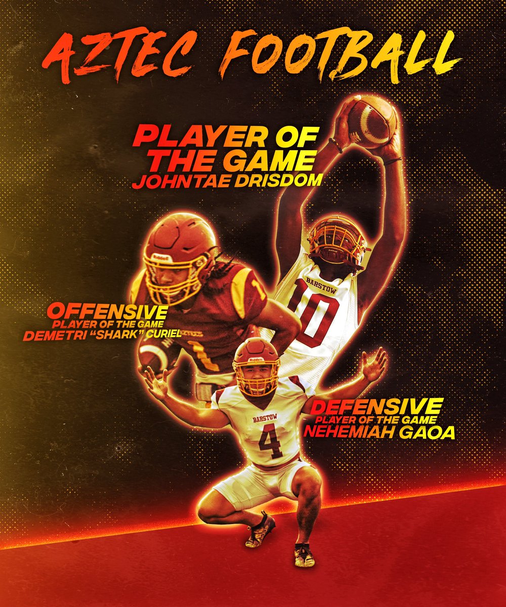 Congratulations to the following Aztecs!
Johntae Drisdom
@Sharkquotes1 
<a href="/ayeohpeps22/">Nehemiah</a> 
#AztecPride