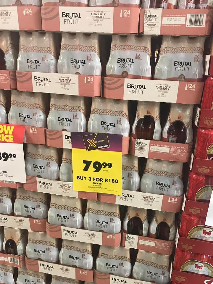AdvoBarryRoux's tweet photo. Why is Brutal Fruit always cheap https://t.co/HSXUfenEoZ