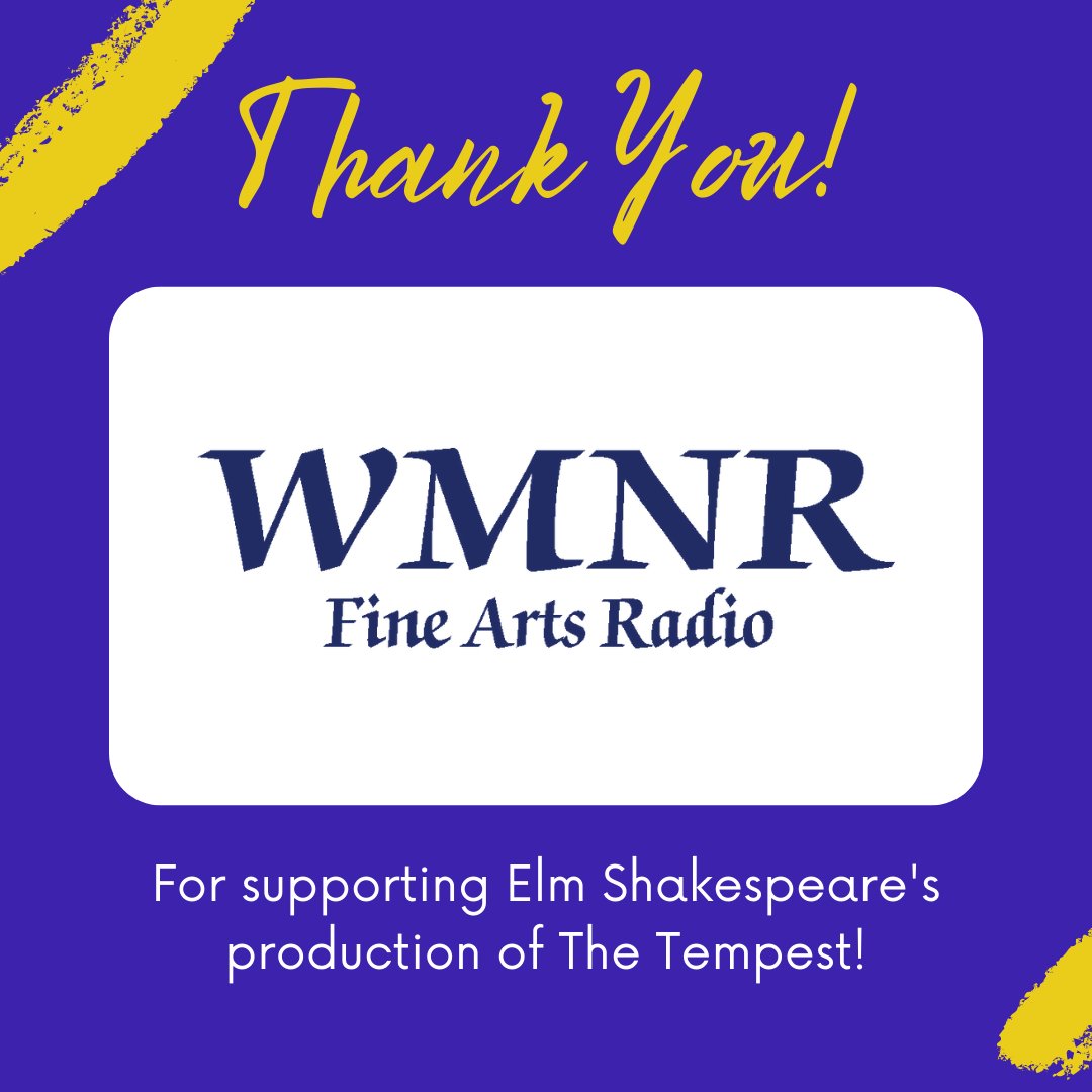 ElmShakespeare's tweet photo. Don't miss your chance to see THE TEMPEST! Our final week of performances begins tonight and runs thru Sep. 4.

Visit our website for more info: https://t.co/pqYVcyR4FC

Thank you to our media partners for their support:
@WMNR_Radio 
@ShakespeareCC 

📸@lsgellman https://t.co/eyPucYmmJJ