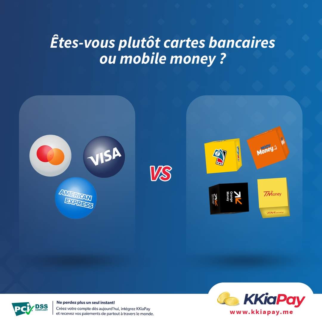 🔴 Hello la team 😁 
Quel est votre moyen de paiement favori? Vous êtes carte bancaire 💳 ou mobile money ?
Alors dans quel camp êtes-vous? Nous sommes impatients de vous lire ...
#kkiapay #Bénin #Côte_divoire #CI #togo #moyens_de_paiements