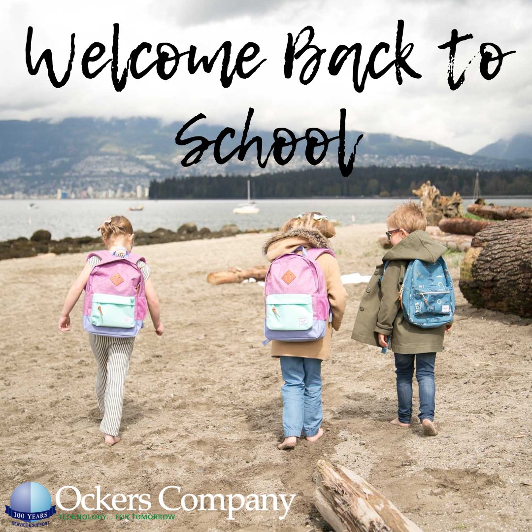 OckersCompany's tweet photo. Welcome back to school New England! We hope all of your kids had a wonderful summer vacation and here's to a great 2022-2023 school year! Contact us today for all of your technology needs! (800) 346-0122 or info@ockers.com. #Technologyfortomorrow #backtoschool #onestopshop https://t.co/vsHcCyKB80