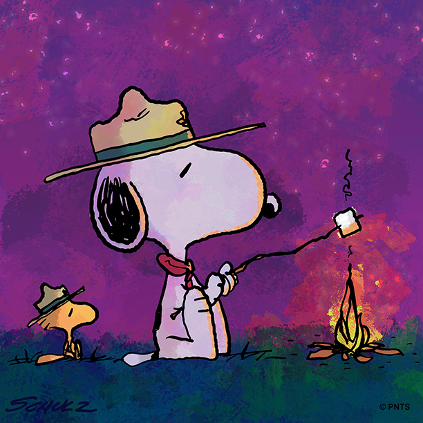 Snoopy's tweet photo. Today is #NationalToastedMarshmallowDay! How do you like your marshmallows? https://t.co/q4Ac42mn7T