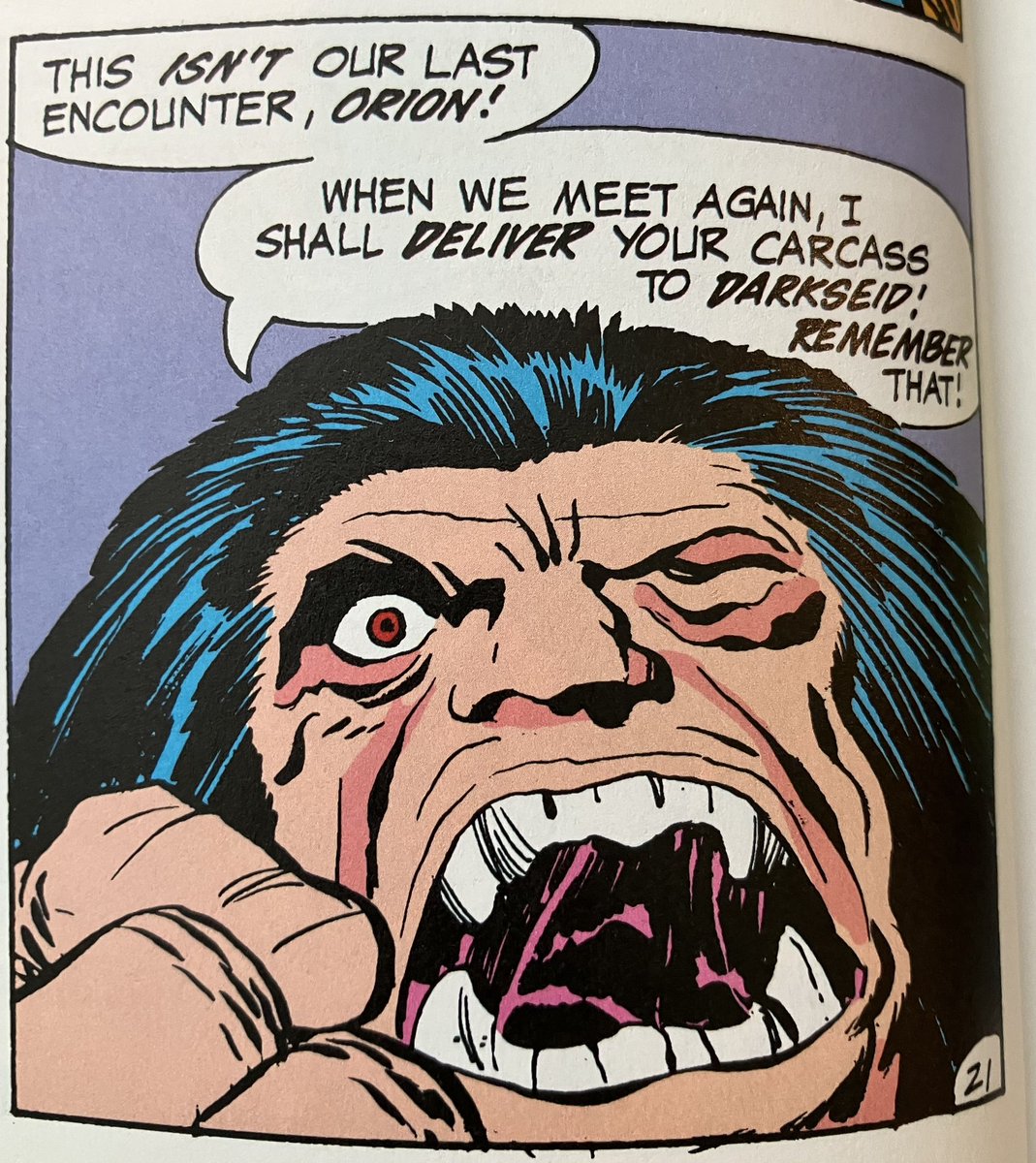 I absolutely love this artwork throwback to The King in Mister Miracle. Thank you,<a href="/TomKingTK/">Tom King</a> and <a href="/MitchGerads/">Mitch Gerads</a> , for writing such a powerful book that still hits home for me.