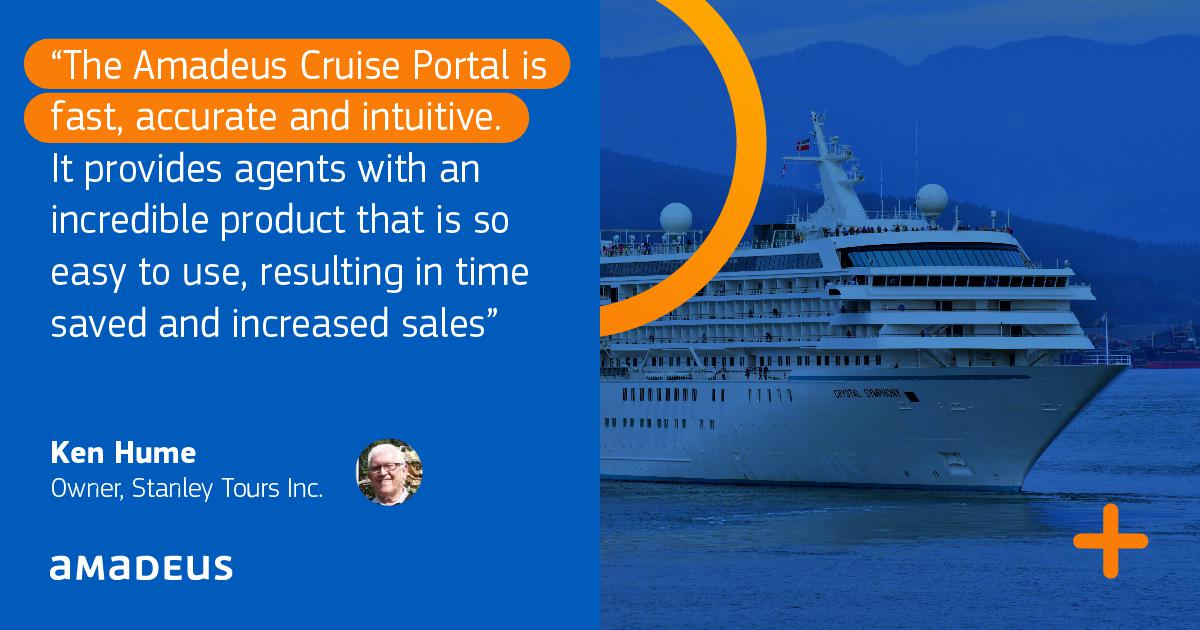 At Amadeus, we support the recovery and growth of the dynamic leisure travel sector. Unlocking the exciting potential within the booming cruise industry is key to that aim. Read on to learn more: ow.ly/NAXj103XBOY #Amadeus #LandAndSea #RenewTravel #LeisureTravel #2023Trends
