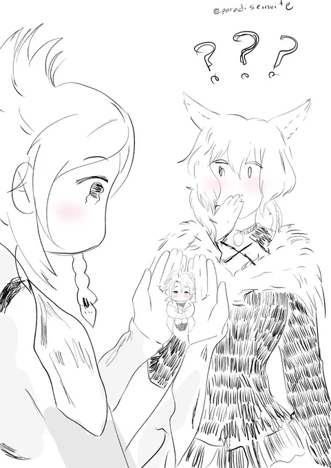 This is Smol-cred 🥺👉🏽👈🏽 #FFXIV #thancred #FFXIVART #FF14 #FFXIVMemes 