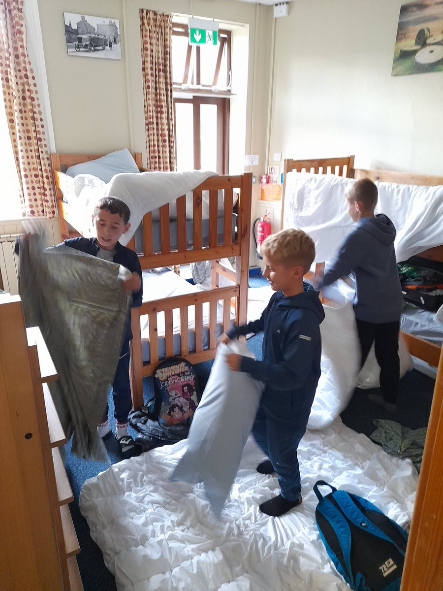 HighgateSileby's tweet photo. Beds made, orienteering done and stream dipping completed... Great first day with some wonderful Year 6s! Now we are ready for bed. Parents; you are welcome to message and we will share them with your children in the morning... https://t.co/nQvMzxlnbb