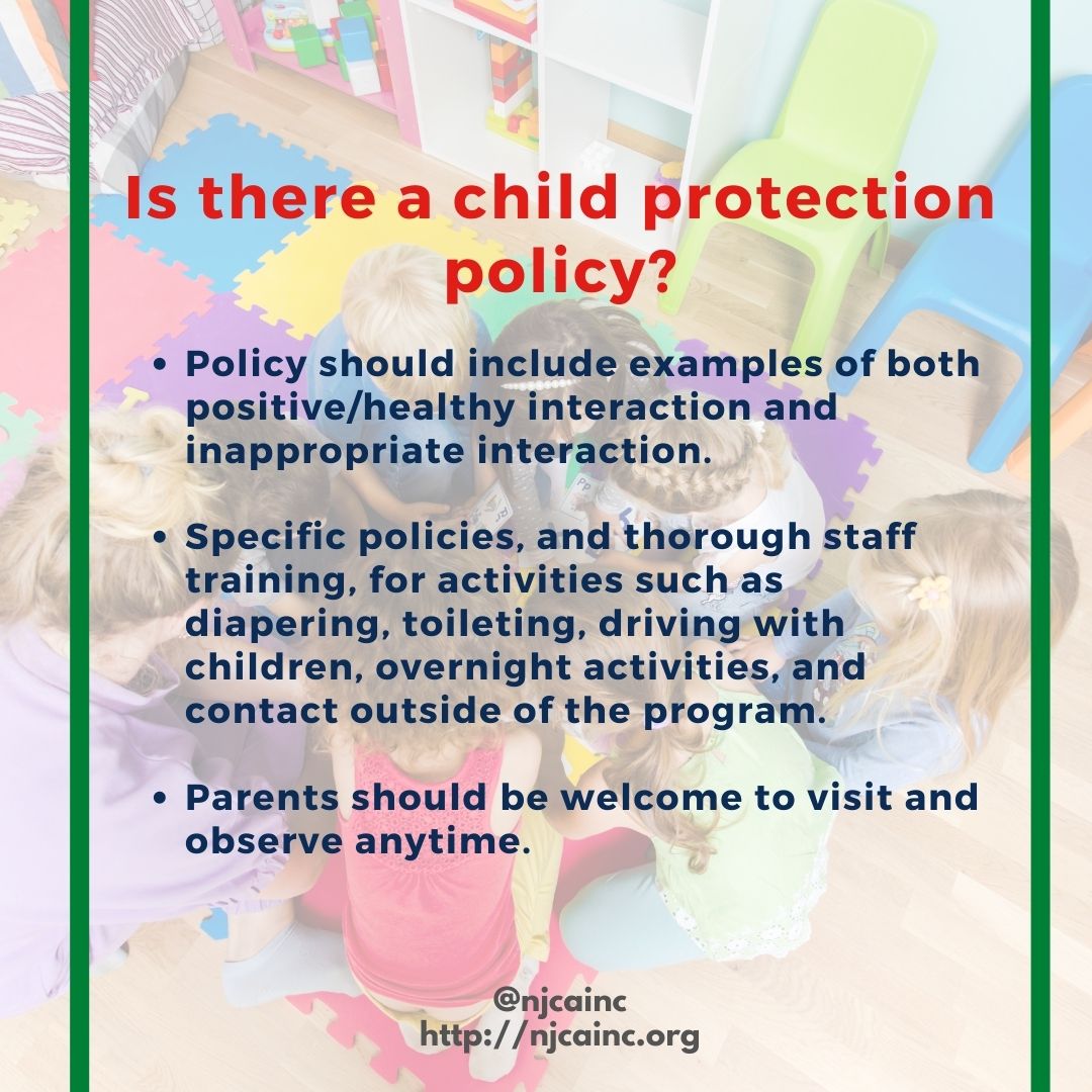 njcainc's tweet photo. As children return to school, parents will be looking for after-school care, sports, music lessons, academic enrichment, and more. Child protection policies should factor in the decision making process. Here are points to consider and questions to ask.

#childabuseprevention https://t.co/eXcAmHWTv8