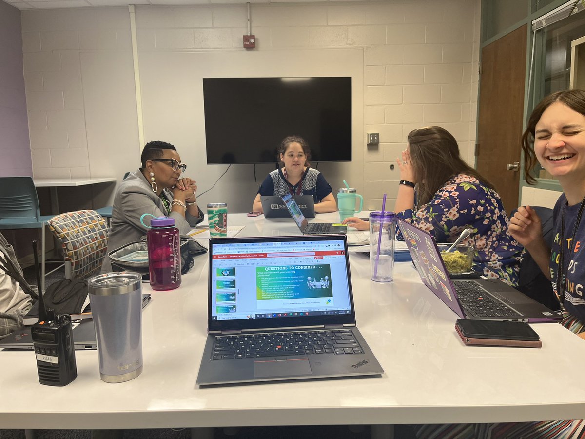 shandua_ellis's tweet photo. Highly engaging ELA and Science PLCs today as teams establish norms and discuss upcoming learning standards, objectives, and targets! #PLC+ #collaboration #keepingkidsfirst #connected @eastcarymiddle https://t.co/gNRPH0ol7Y