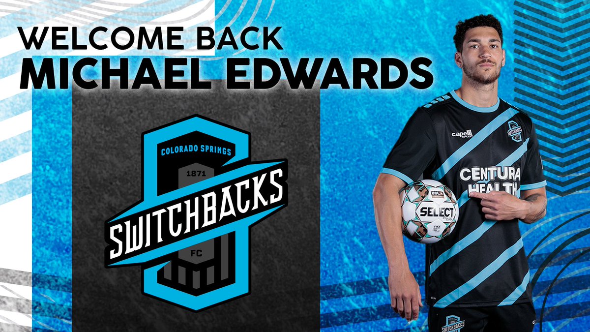 SwitchbacksFC's tweet photo. A big welcome BACK to Michael Edwards as he joins the Switchbacks for their end of season playoff push! 

Full story here: https://t.co/8480CqT6Cw

#mycitymyteam
#SwitchbacksFC https://t.co/IVAcQQv5ls