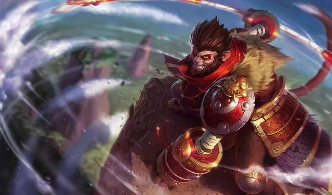 Wukong  Base MS reduced from 345 to 340* Base attack speed reduced from 0.711 to 0.68 