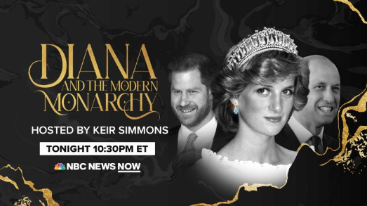 camilabeiner's tweet photo. Tonight...@KeirSimmons hosts this look at Diana's legacy 25 years after her death. 

I had the pleasure of working on this project!

Airs tonight at 10:30pm ET on NBC News Now https://t.co/EjGIWlLTPG