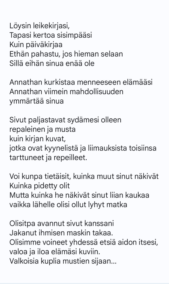 Poolaipe's tweet photo. #maskintakaa #mustakupla #runo #poem https://t.co/fgWge48KJ6