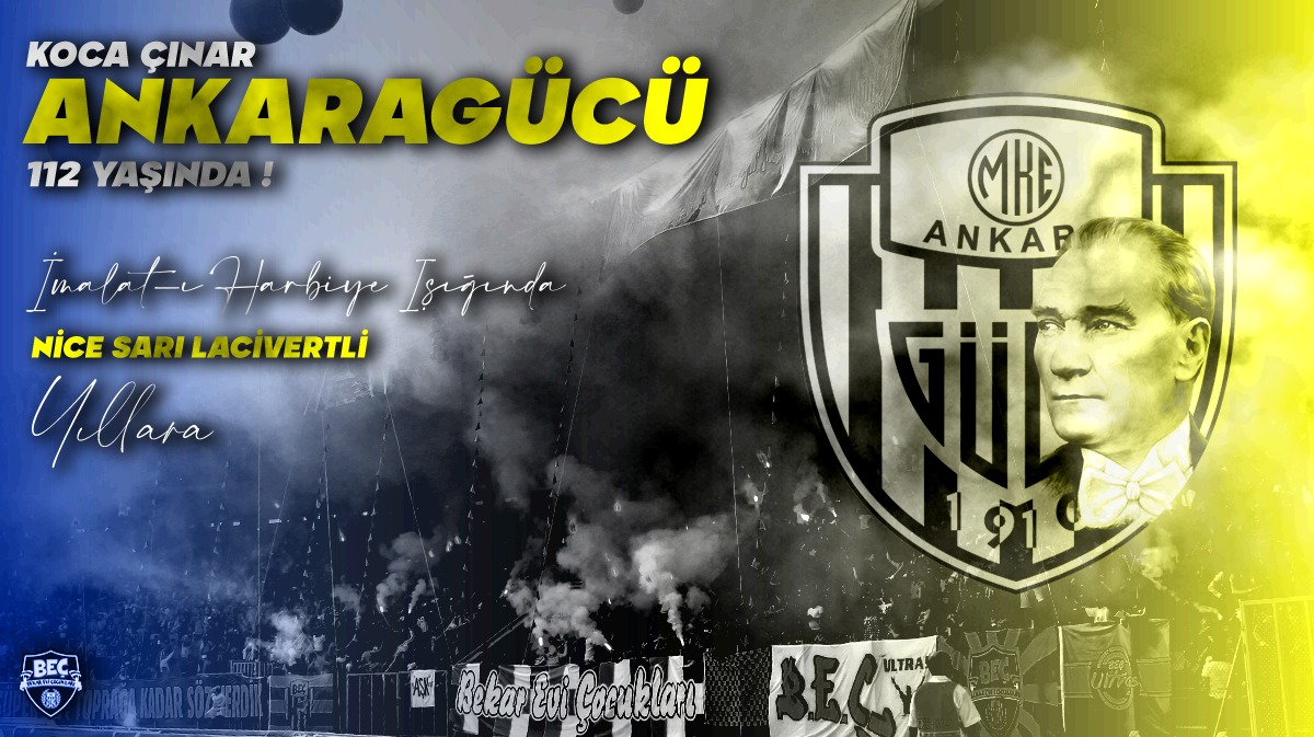 Kendini münferit olarak adlandıran ama büyüklüğünden zerre kaybetmemiş olan Ankaragücü taraftarı abi-kardeslerimizin yarın yapacakları Anıtkabir ziyaretine grup olarak katılıp kendilerine destek olma kararı aldık,
Yarın 14:00'da Kardeşlerimizle yan yana ATA'nın yanına..