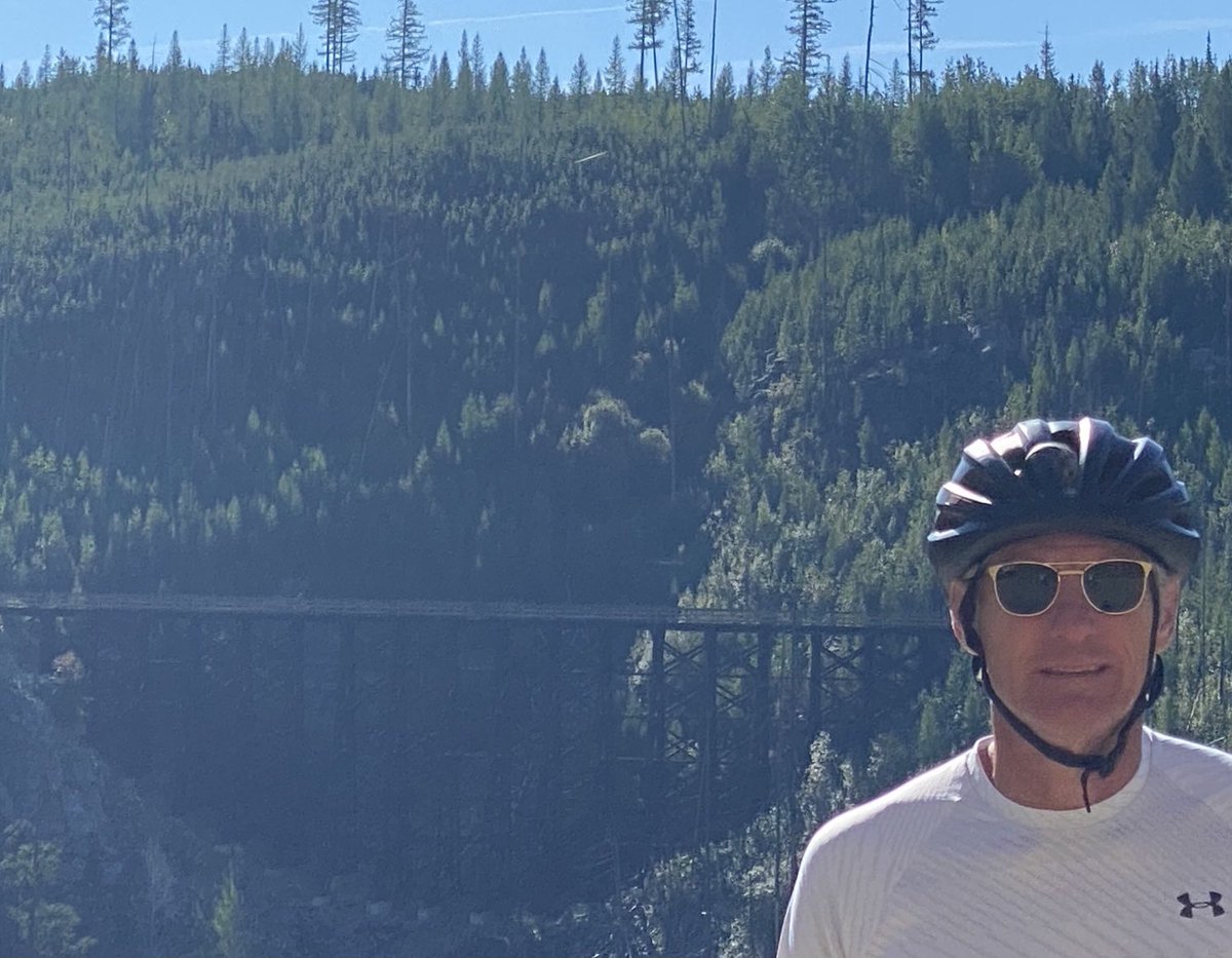 BWalsh63's tweet photo. So…what did you do today? #Kelowna#KettleValleyRailTrail#MyraCanyon https://t.co/3SDwzdNVeE