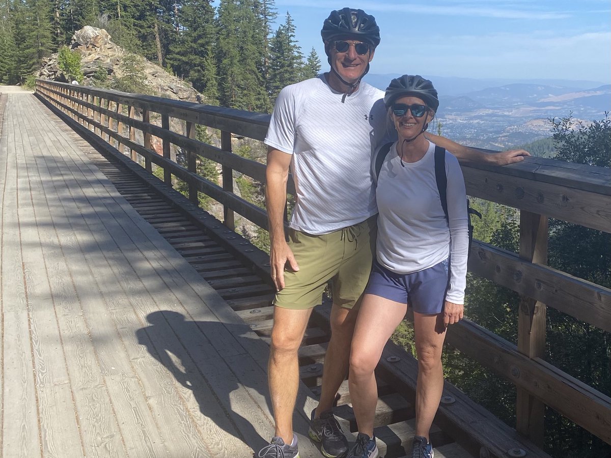 BWalsh63's tweet photo. So…what did you do today? #Kelowna#KettleValleyRailTrail#MyraCanyon https://t.co/3SDwzdNVeE