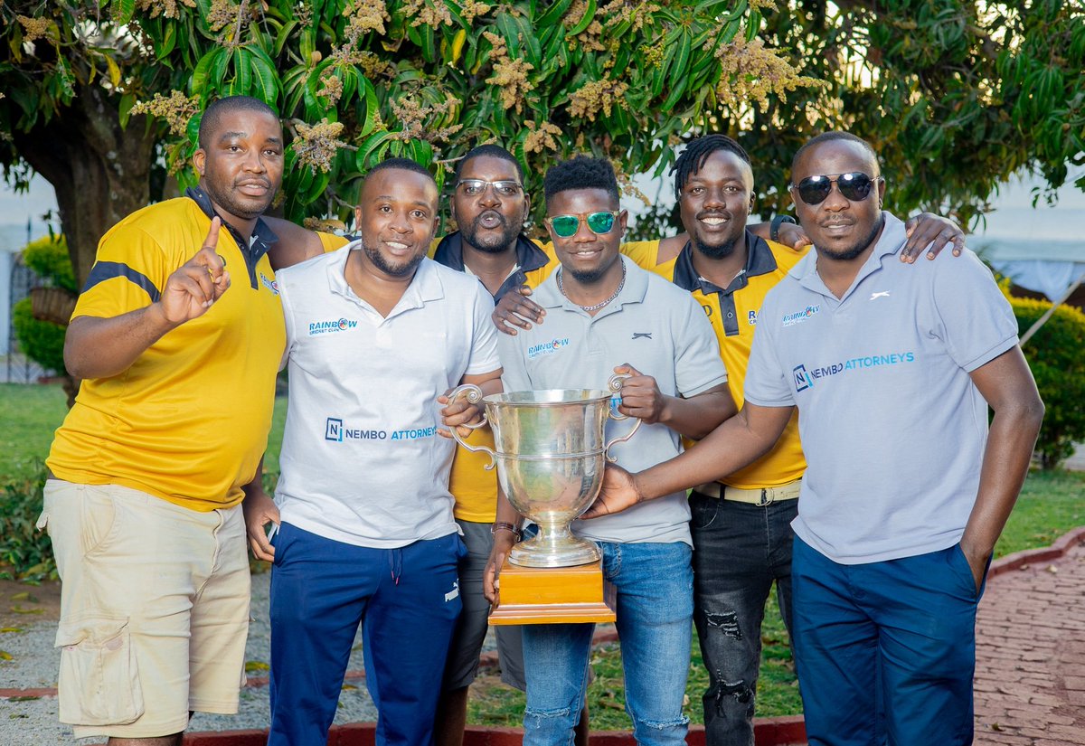 AkdCricket's tweet photo. Congrats to @rainbowcczw #Champions #cricket #zimbabwe https://t.co/Cvl3WKMF6n